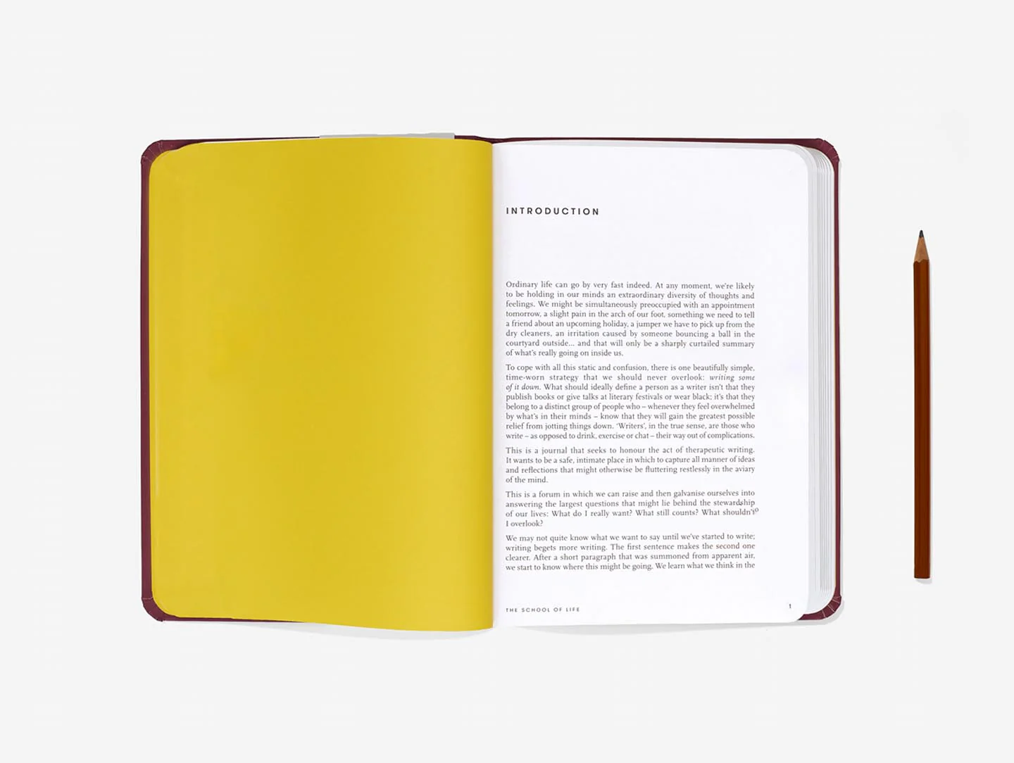 Writing Journal - Burgundy - Image 3